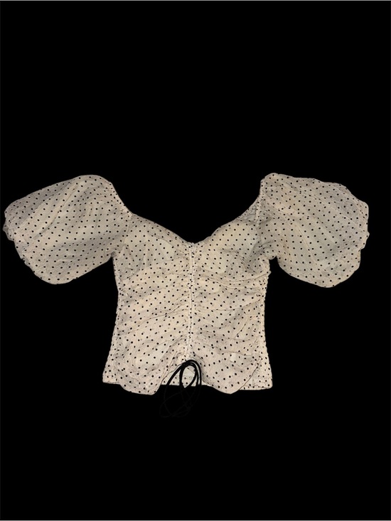 DO+BE Tops - Polka Dot Puff Sleeve